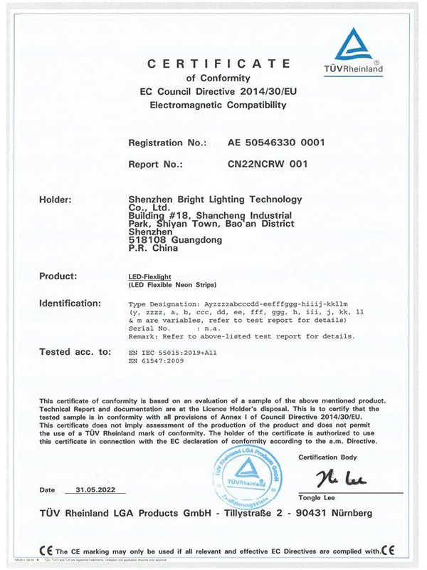 CB Certificate